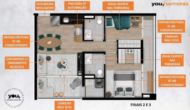 Imagem Apartamento com 2 Quartos à Venda, 61 m² em Sumarezinho - São Paulo