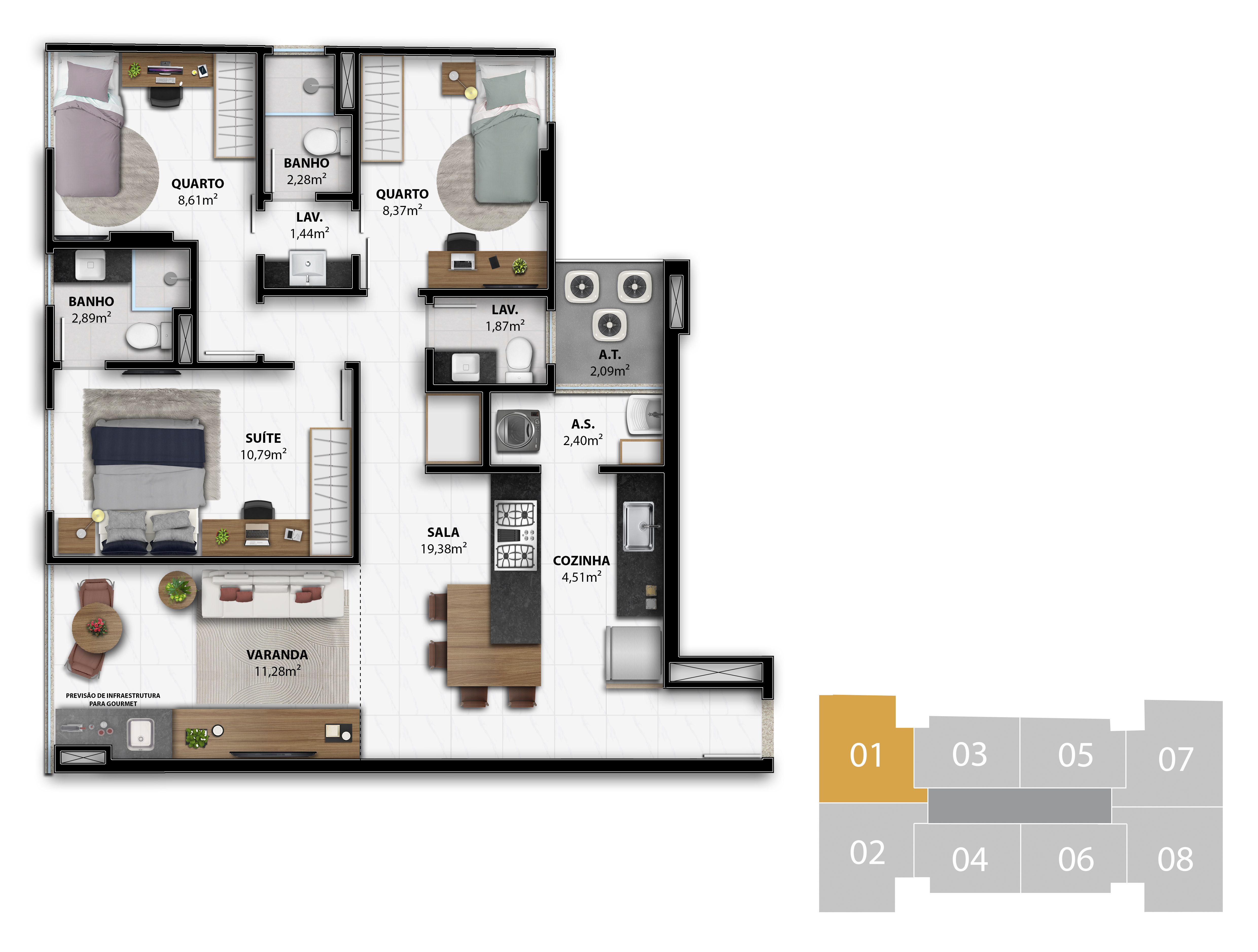 Imagem Apartamento com 3 Quartos à Venda, 169 m² em Praia da Costa - Vila Velha