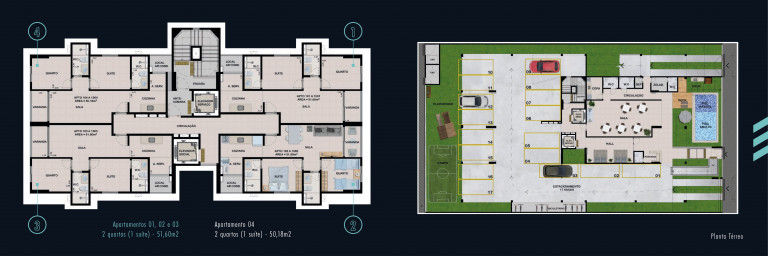 Imagem Apartamento com 2 Quartos à Venda, 51 m² em Iputinga - Recife Imagem Apartamento com 2 Quartos à Venda, 51 m² em Iputinga - Recife
