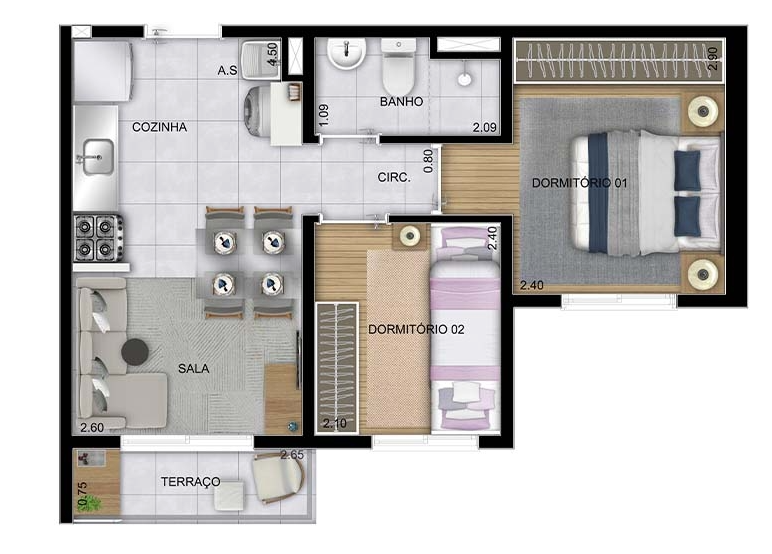 Imagem Apartamento com 1 Quarto à Venda, 31 m²em Socorro - São Paulo Imagem Apartamento com 1 Quarto à Venda, 31 m²em Socorro - São Paulo