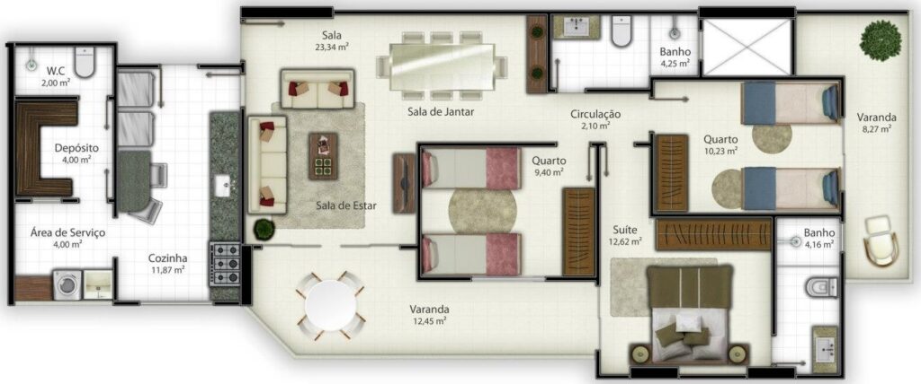 Imagem Apartamento com 3 Quartos à Venda, 125 m² em Praia da Costa - Vila Velha Imagem Apartamento com 3 Quartos à Venda, 125 m² em Praia da Costa - Vila Velha