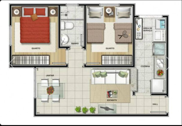 Imagem Apartamento com 2 Quartos à Venda, 45 m² em Parque Munhoz - São Paulo