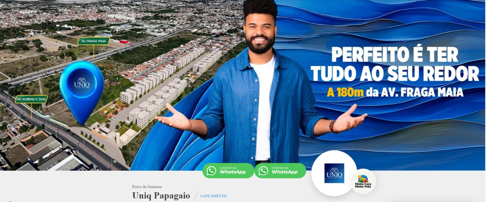 Apartamento com 2 Quartos à Venda, 41 m² em Papagaio - Feira de Santana
