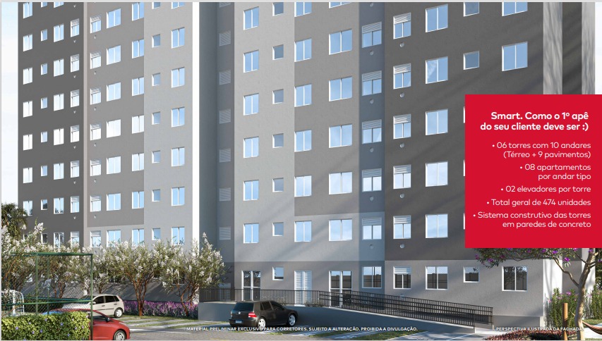 Apartamento com 2 Quartos à Venda, 40 m²em Jardim das Graças - São Paulo