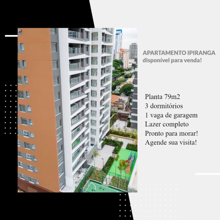 Apartamento com 3 Quartos à Venda, 79 m²em Vila Dom Pedro I - São Paulo