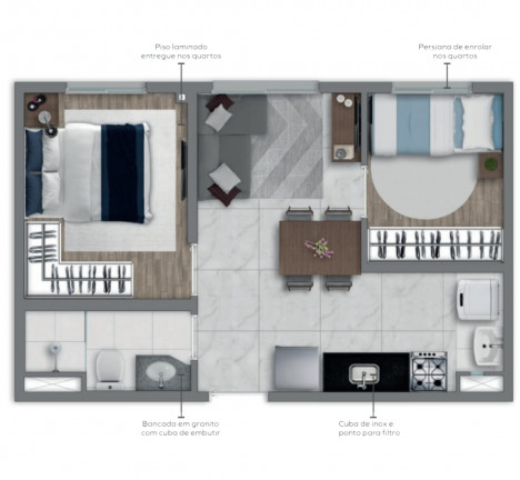 Imagem Apartamento à Venda, 33 m²em Barra Funda - São Paulo