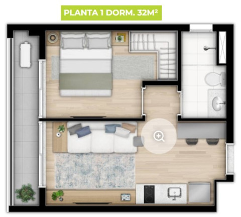 Imagem Apartamento com 1 Quarto à Venda, 33 m² em Butantã - São Paulo Imagem Apartamento com 1 Quarto à Venda, 33 m² em Butantã - São Paulo
