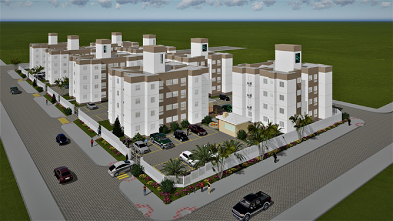 Imagem Apartamento com 1 Quarto à Venda, 42 m² em Ana Maria - Criciúma