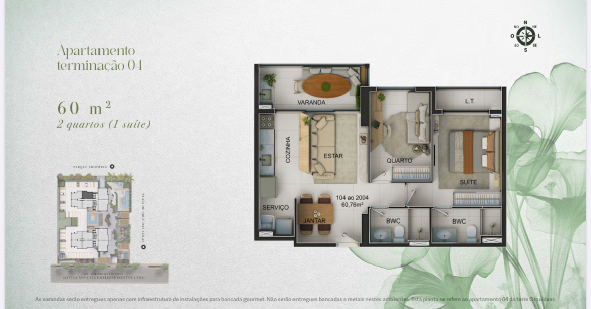 Imagem Edifício Residencial com 2 Quartos à Venda, 59 m²em Cruz das Almas - Maceió Imagem Edifício Residencial com 2 Quartos à Venda, 59 m²em Cruz das Almas - Maceió