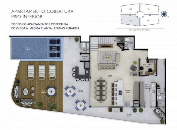 Imagem Apartamento com 4 Quartos à Venda, 208 m² em Lote Seis - Criciúma Imagem Apartamento com 4 Quartos à Venda, 208 m² em Lote Seis - Criciúma