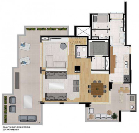 Imagem Apartamento com 3 Quartos à Venda, 153 m² em Jardim - Santo André