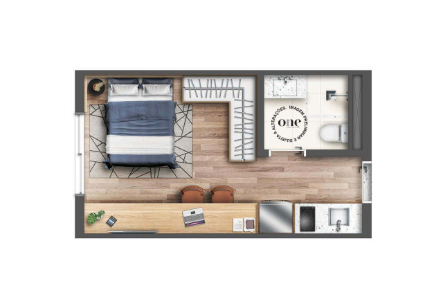 Imagem Apartamento com 1 Quarto à Venda, 26 m² em Butantã - São Paulo