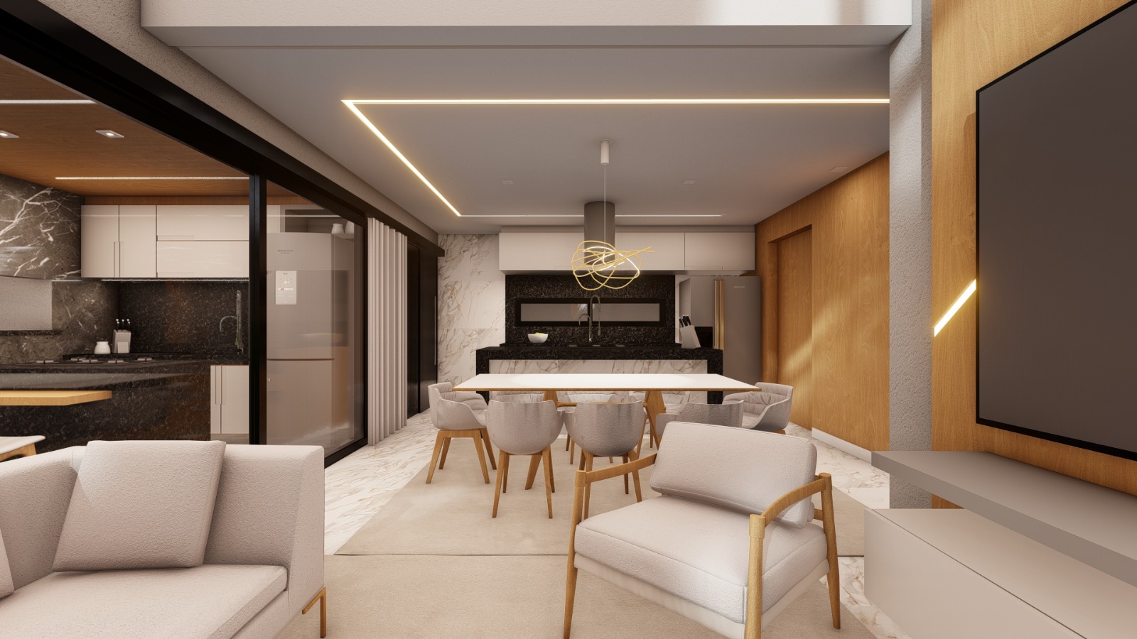 Imagem Casa de Condomínio com 4 Quartos à Venda, 228 m²em Cidade Alpha - Eusébio