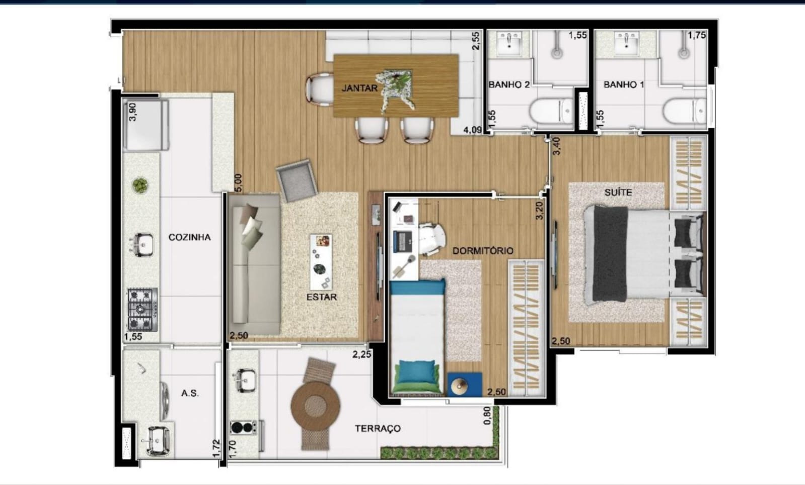 Imagem Apartamento com 2 Quartos à Venda, 64 m²em Vila Prudente - São Paulo