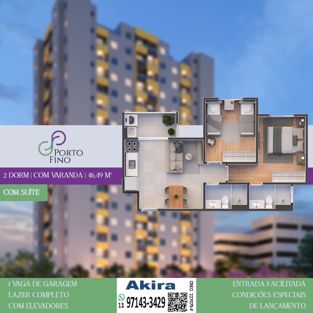Imagem Apartamento com 2 Quartos à Venda, 46 m² em Mogi Moderno - Mogi das Cruzes Imagem Apartamento com 2 Quartos à Venda, 46 m² em Mogi Moderno - Mogi das Cruzes