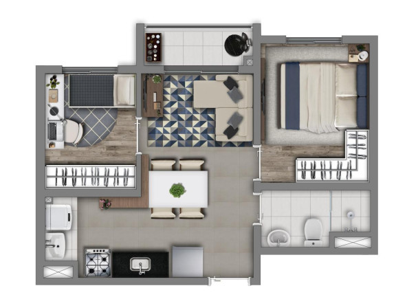 Imagem Apartamento com 2 Quartos à Venda, em Lapa - São Paulo Imagem Apartamento com 2 Quartos à Venda, em Lapa - São Paulo