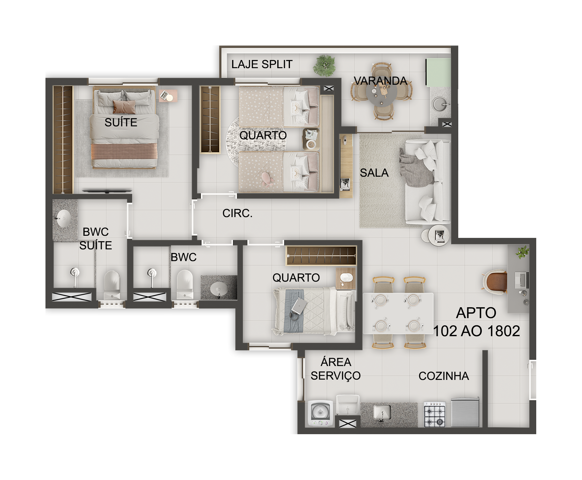 Imagem Apartamento com 3 Quartos à Venda, 65 m² em Serraria - Maceió Imagem Apartamento com 3 Quartos à Venda, 65 m² em Serraria - Maceió