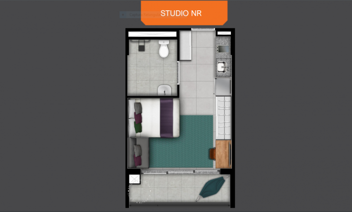 Imagem Studio com 1 Quarto à Venda, 27 m² em Perdizes - São Paulo