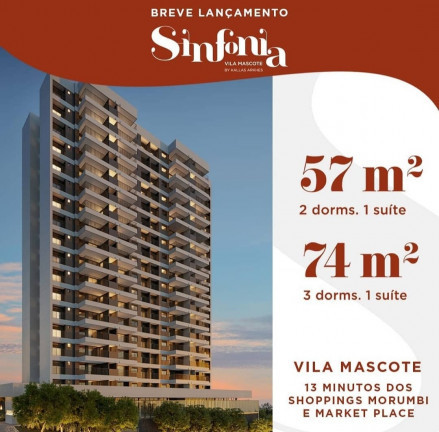 Imagem Apartamento com 3 Quartos à Venda, 74 m² em Vila Mascote - São Paulo