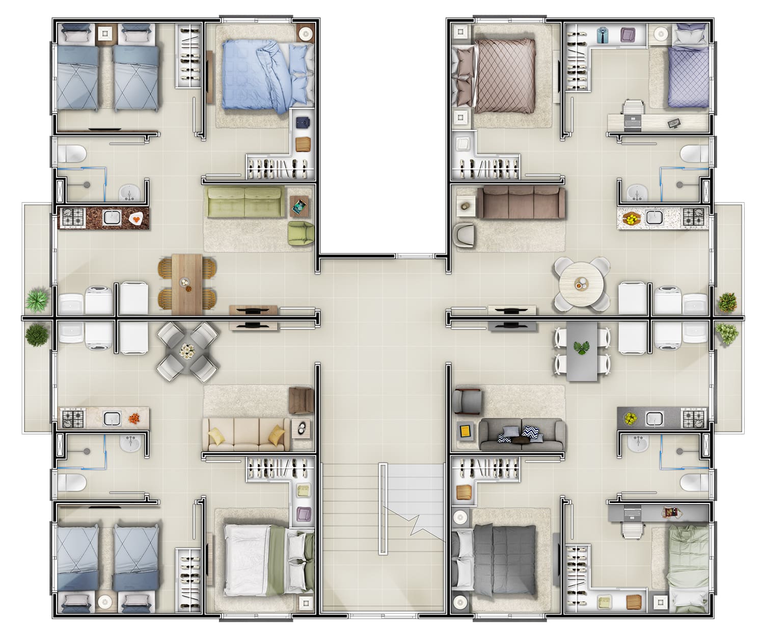 Imagem Apartamento com 2 Quartos à Venda, 54 m² em São Luiz Gonzaga - Passo Fundo Imagem Apartamento com 2 Quartos à Venda, 54 m² em São Luiz Gonzaga - Passo Fundo