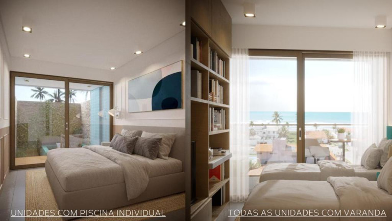 Imagem Apartamento com 1 Quarto à Venda, 26 m² em Porto de Galinhas - Ipojuca