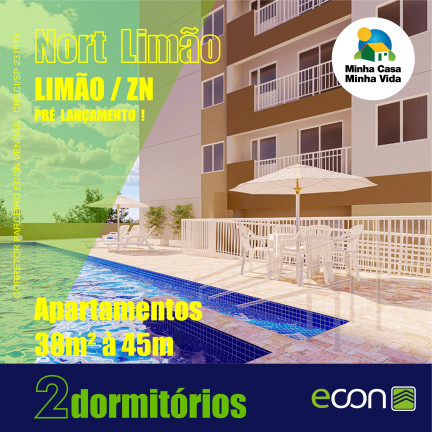 Apartamento com 2 Quartos à Venda, 38 m² em Jardim das Graças - São Paulo