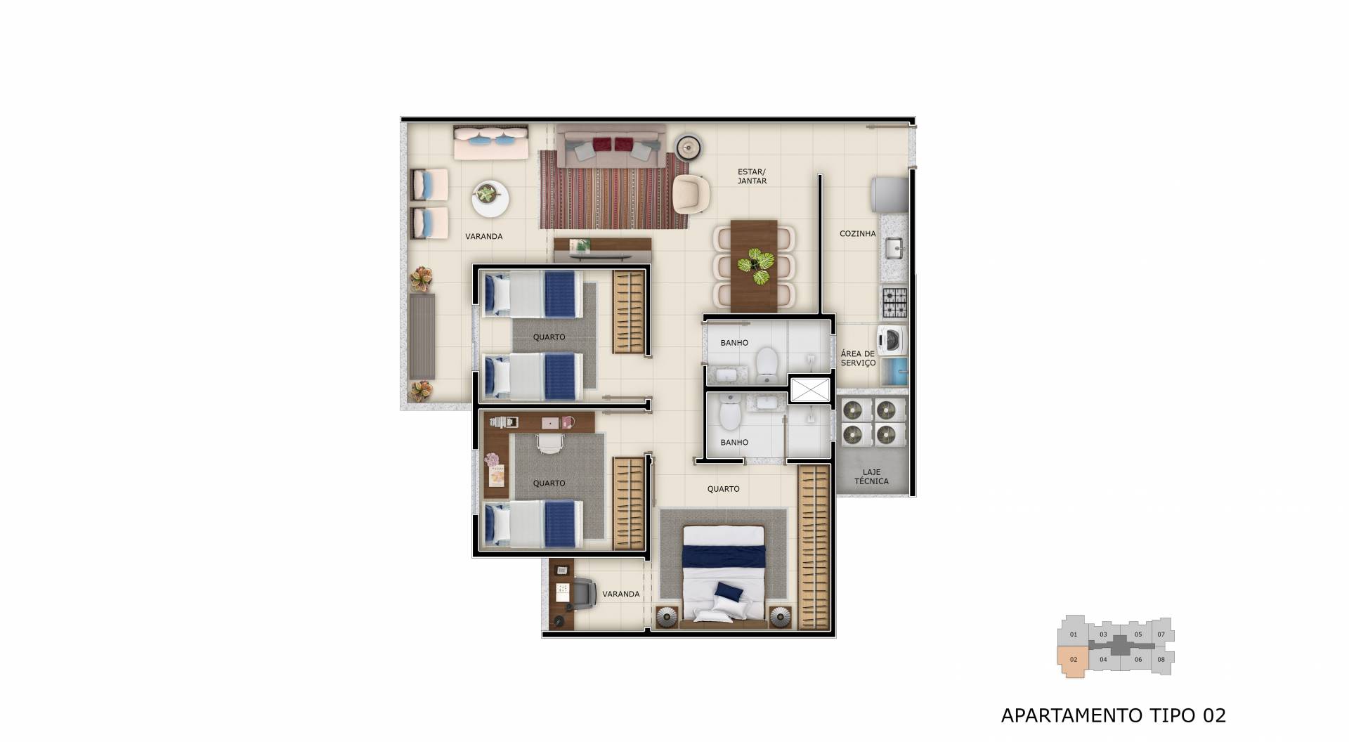 Imagem Apartamento com 2 Quartos à Venda, 59 m² em Praia de Itaparica - Vila Velha Imagem Apartamento com 2 Quartos à Venda, 59 m² em Praia de Itaparica - Vila Velha