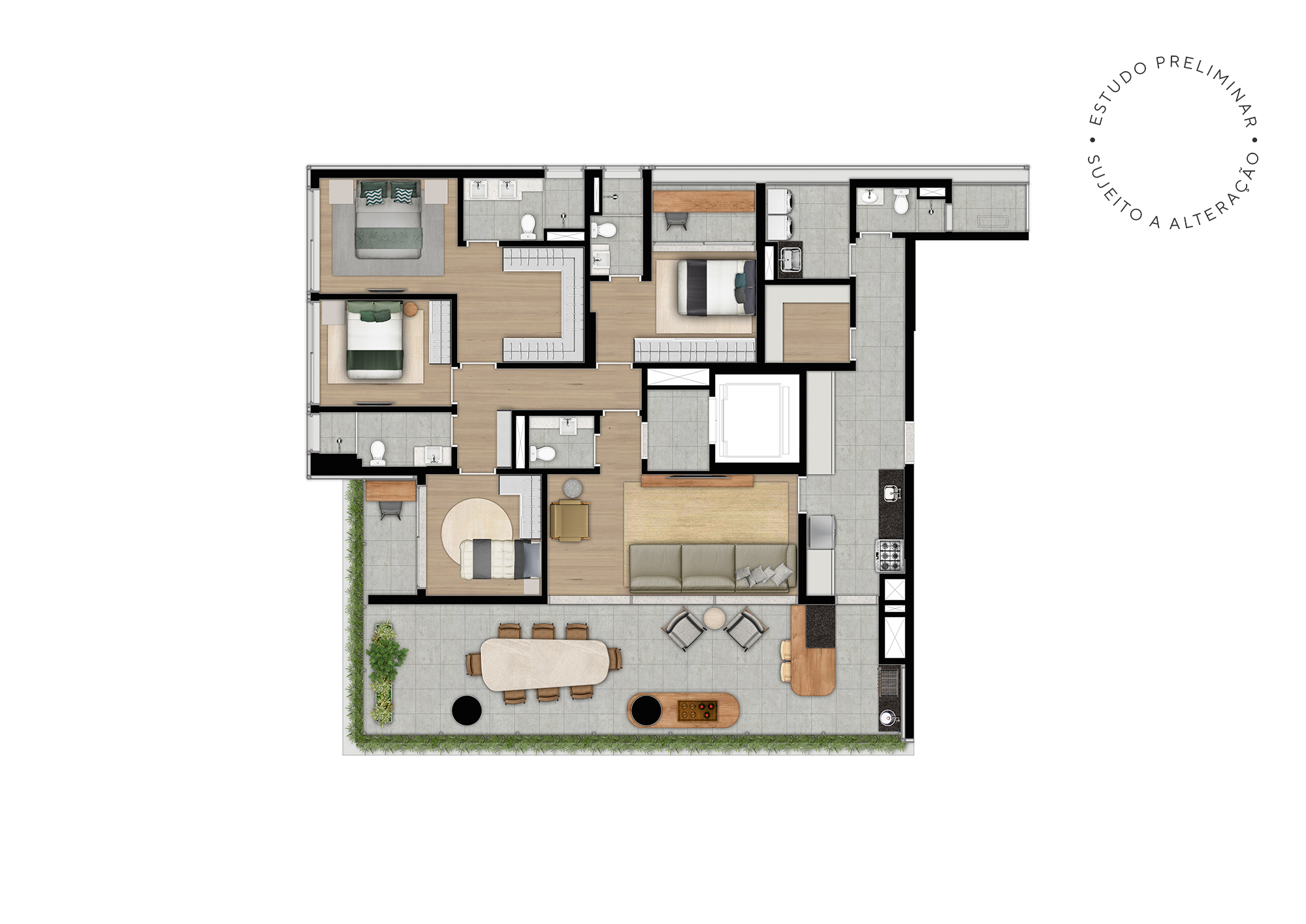 Imagem Apartamento com 3 Quartos à Venda, 137 m²em Indianópolis - São Paulo