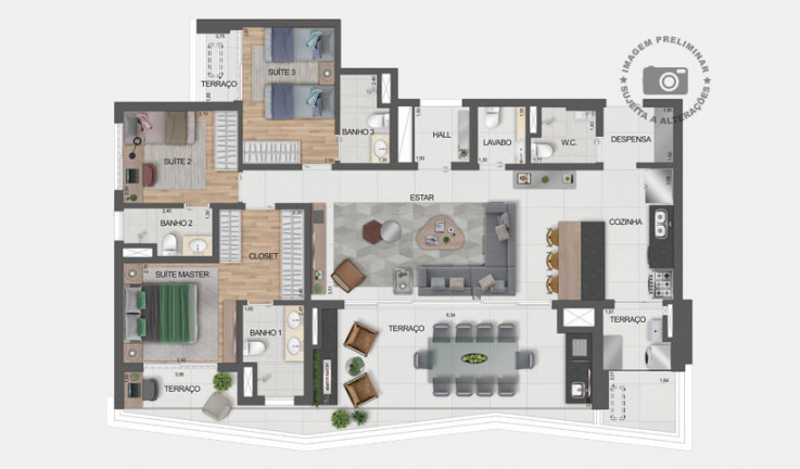 Imagem Apartamento com 3 Quartos à Venda, 144 m² em Paraíso - São Paulo