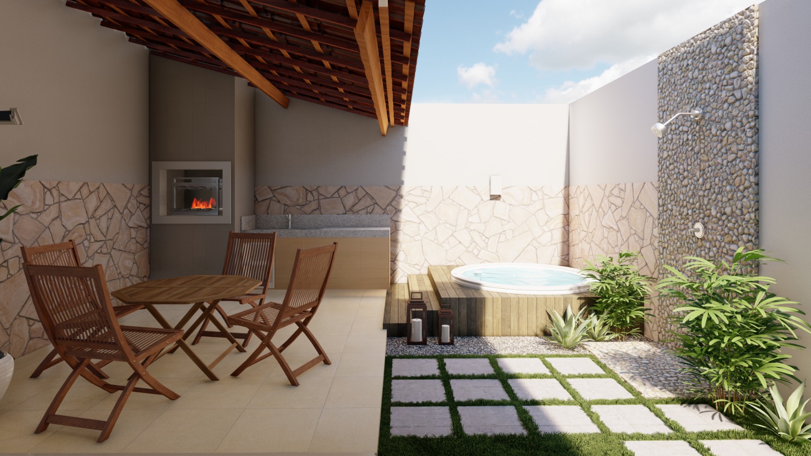 Imagem Casa com 3 Quartos à Venda, 107 m²em Jacunda - Aquiraz Imagem Casa com 3 Quartos à Venda, 107 m²em Jacunda - Aquiraz