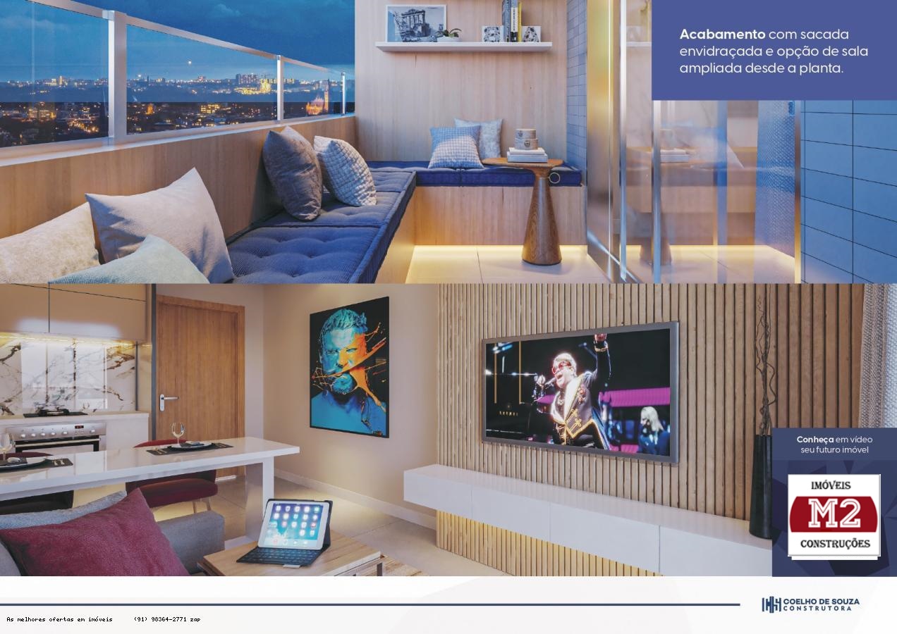 Imagem Apartamento com 2 Quartos à Venda, 52 m²em Jurunas - Belém