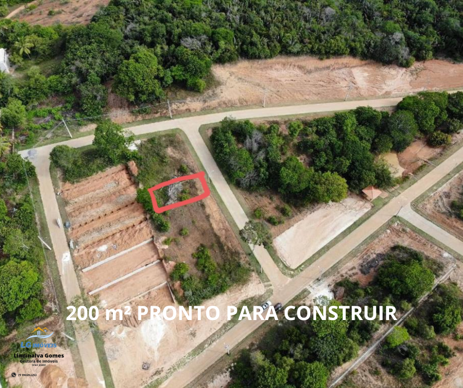 Imagem Terreno em Condomínio à Venda, 200 m²em  Açu Torre - Mata de São João
