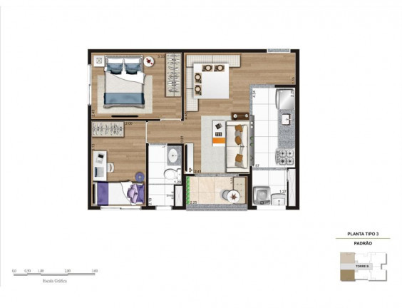 Imagem Studio à Venda, 44 m² em Limão - São Paulo Imagem Studio à Venda, 44 m² em Limão - São Paulo