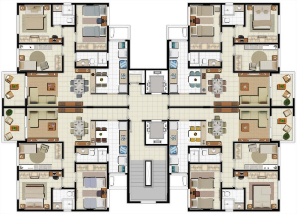 Imagem Apartamento com 3 Quartos à Venda, 77 m² em Aleixo - Manaus Imagem Apartamento com 3 Quartos à Venda, 77 m² em Aleixo - Manaus