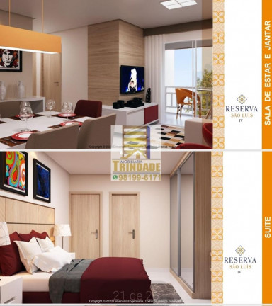 Imagem Apartamento com 2 Quartos à Venda, 55 m² em Jardim Eldorado - São Luís Imagem Apartamento com 2 Quartos à Venda, 55 m² em Jardim Eldorado - São Luís