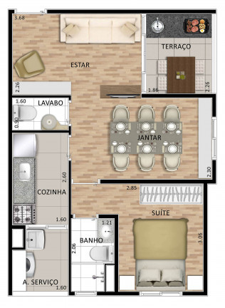 Imagem Apartamento com 2 Quartos à Venda, 47 m² em Vila Gustavo - São Paulo