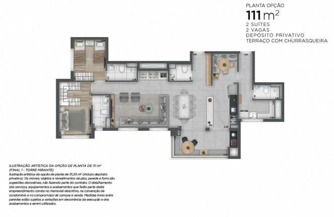 Imagem Apartamento com 3 Quartos à Venda, 111 m² em Umuarama - Osasco Imagem Apartamento com 3 Quartos à Venda, 111 m² em Umuarama - Osasco