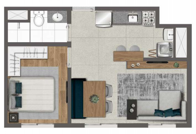 Imagem Apartamento com 1 Quarto à Venda, 34 m² em Butantã - São Paulo