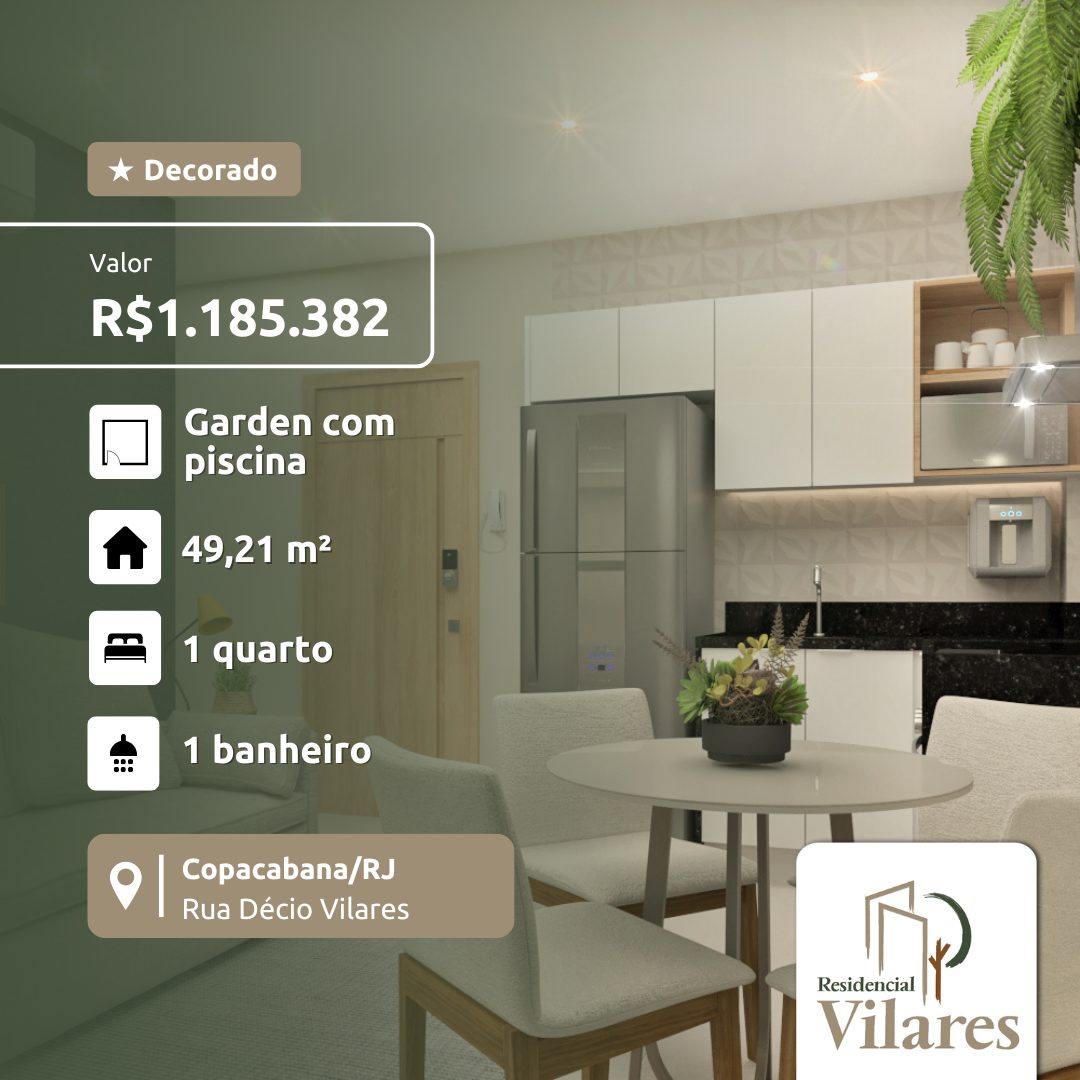 Imagem Apartamento com 1 Quarto à Venda, 33 m²em Copacabana - Rio de Janeiro Imagem Apartamento com 1 Quarto à Venda, 33 m²em Copacabana - Rio de Janeiro
