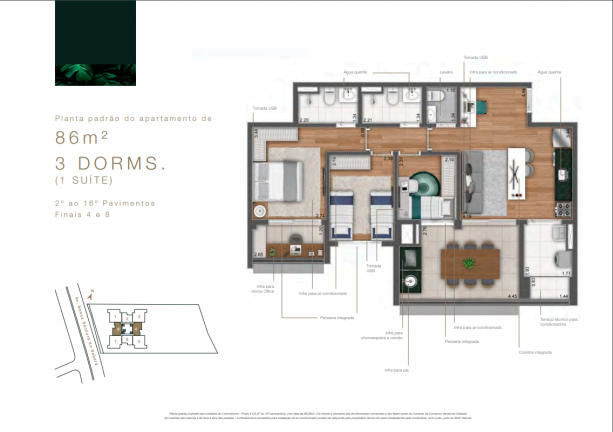 Imagem Apartamento com 3 Quartos à Venda, 86 m² em Vila Sofia - São Paulo