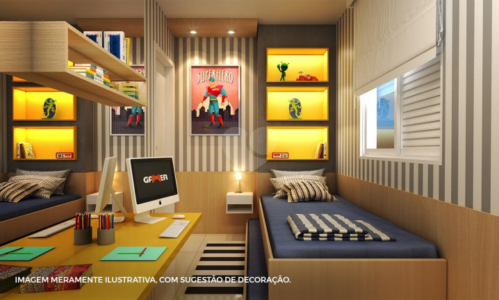Imagem Apartamento com 2 Quartos para Alugar, 42 m² em Vila Valparaíso - Santo André