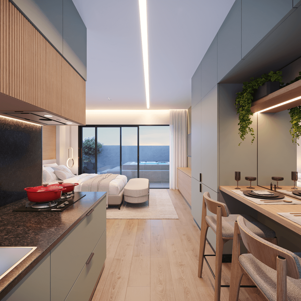 Imagem Studio com 1 Quarto à Venda, 33 m² em Itapuã - Vila Velha