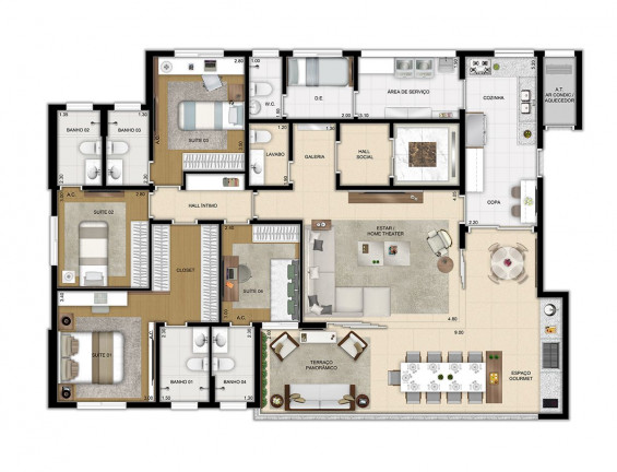 Imagem Apartamento com 3 Quartos à Venda, 163 m² em Vila Romana - São Paulo