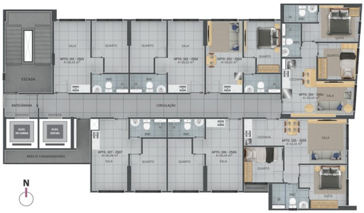 Imagem Apartamento com 1 Quarto à Venda, 29 m² em Boa Vista - Recife Imagem Apartamento com 1 Quarto à Venda, 29 m² em Boa Vista - Recife