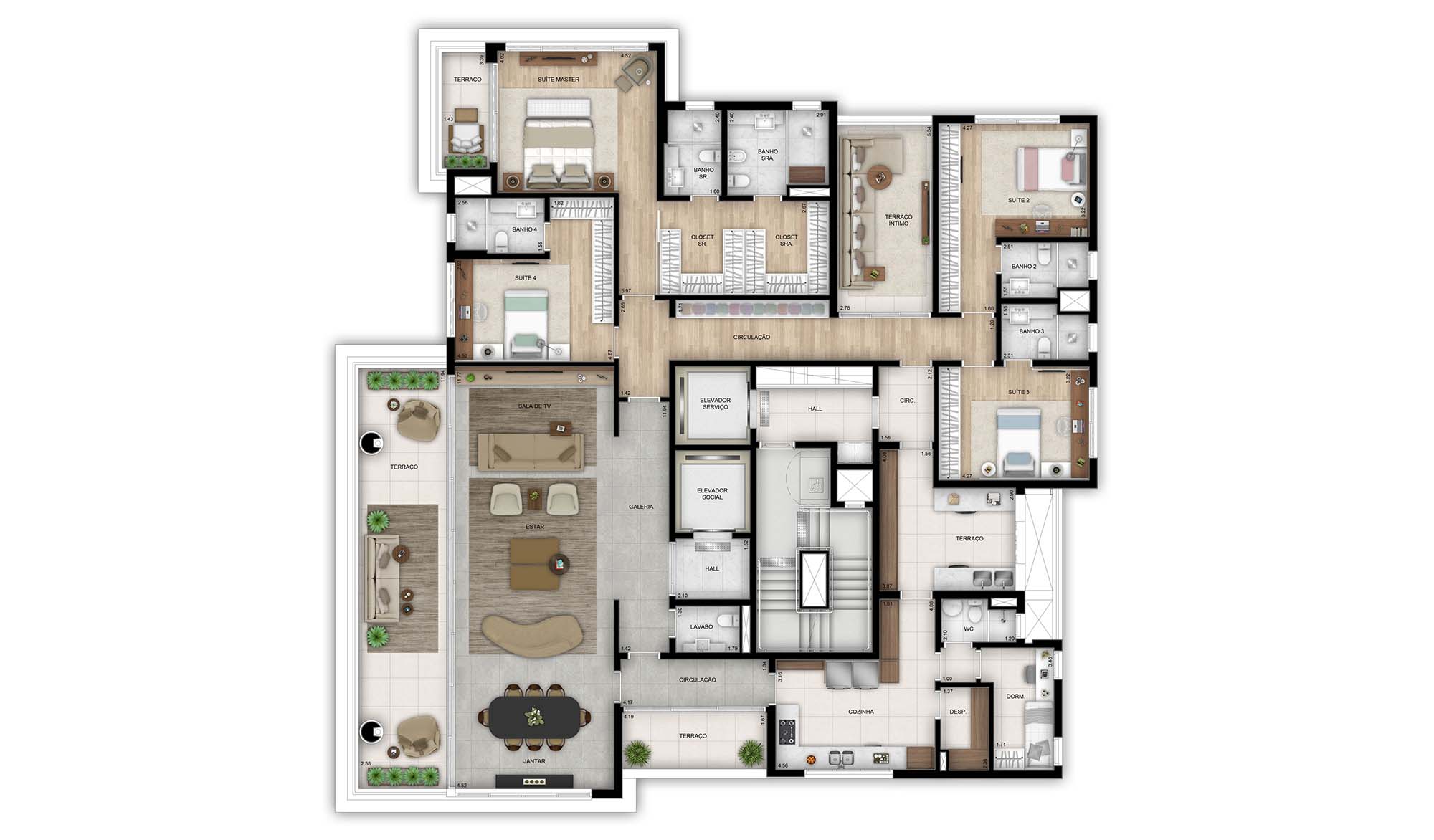 Imagem Apartamento com 4 Quartos à Venda, 355 m² em Paraíso - São Paulo Imagem Apartamento com 4 Quartos à Venda, 355 m² em Paraíso - São Paulo