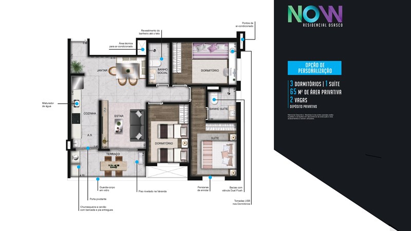 Imagem Apartamento com 2 Quartos à Venda, 54 m² em Rochdale - Osasco