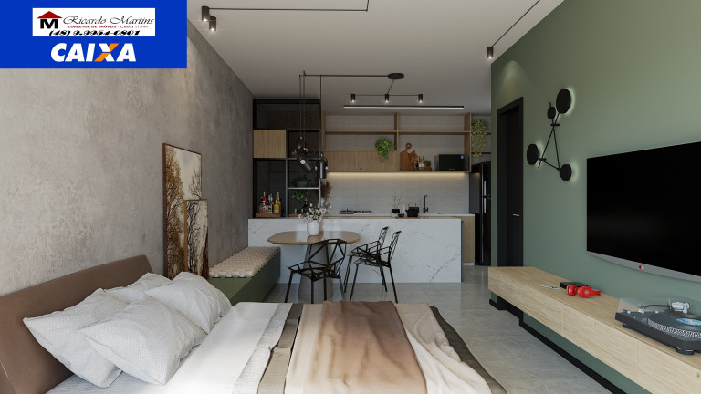 Imagem Studio com 1 Quarto à Venda,  em Centro - Criciúma