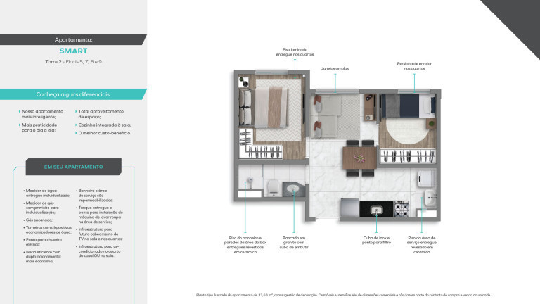 Imagem Apartamento com 2 Quartos à Venda, 36 m² em Santana - São Paulo