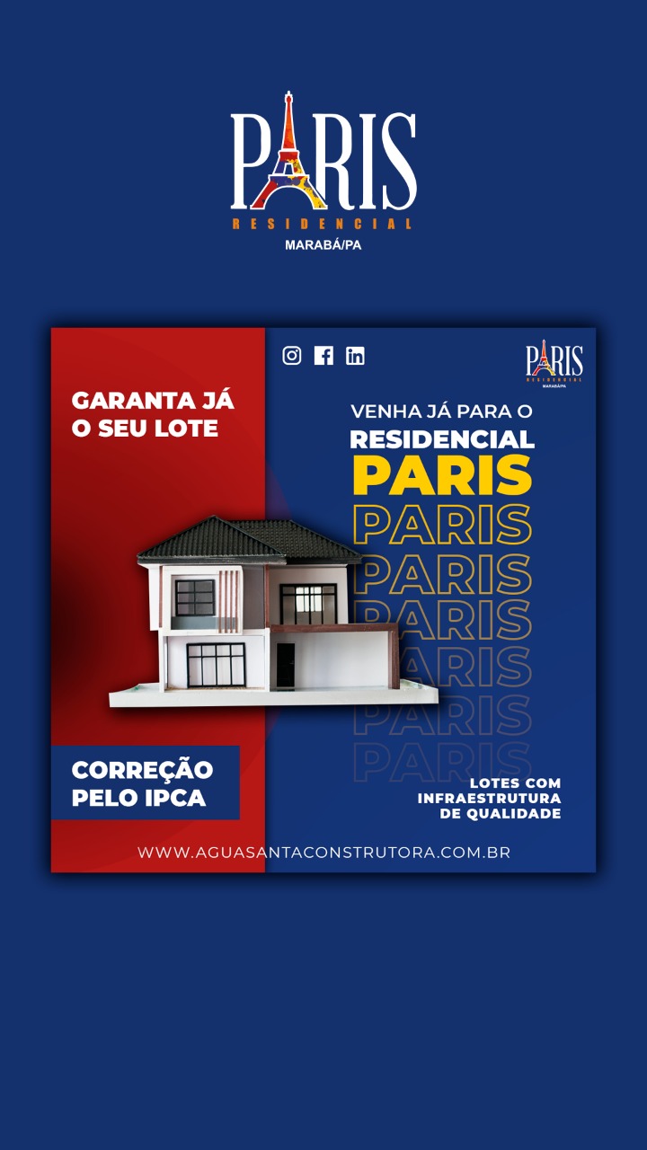 Imagem Terreno à Venda, 200 m²em PARIS - MARABA Imagem Terreno à Venda, 200 m²em PARIS - MARABA