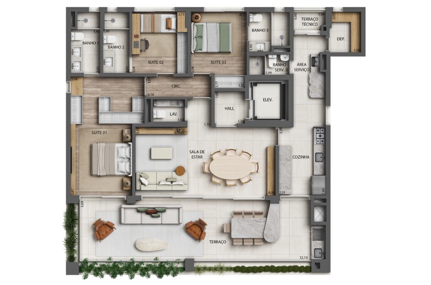 Imagem Apartamento com 3 Quartos à Venda, 147 m²em Ibirapuera - São Paulo Imagem Apartamento com 3 Quartos à Venda, 147 m²em Ibirapuera - São Paulo